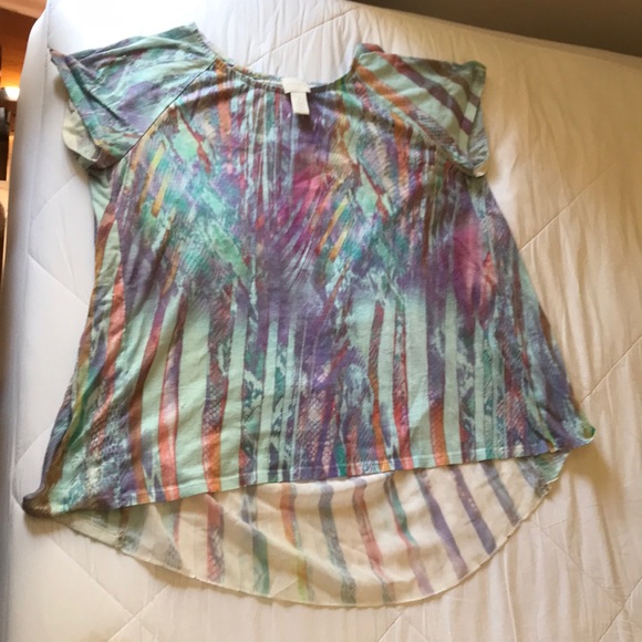 Chico's pretty top. Size 1 - Picture 1 of 5